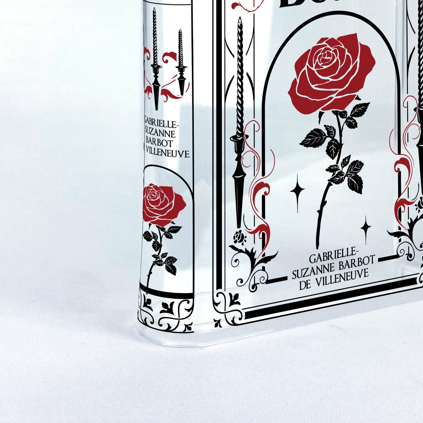NORDORA Beauty and the Beast Acrylic Book Vase - II