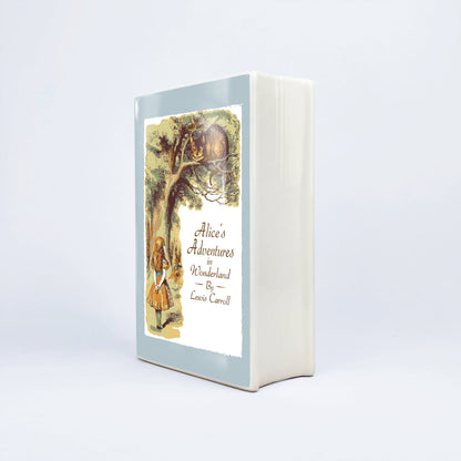 NORDORA Alice's Adventures in Wonderland Ceramic Book Vase
