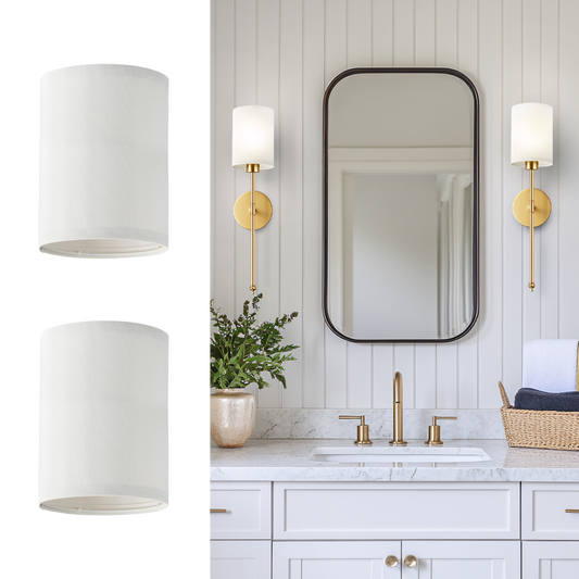 NORDORA Cylindrical Shades (Set of 2)