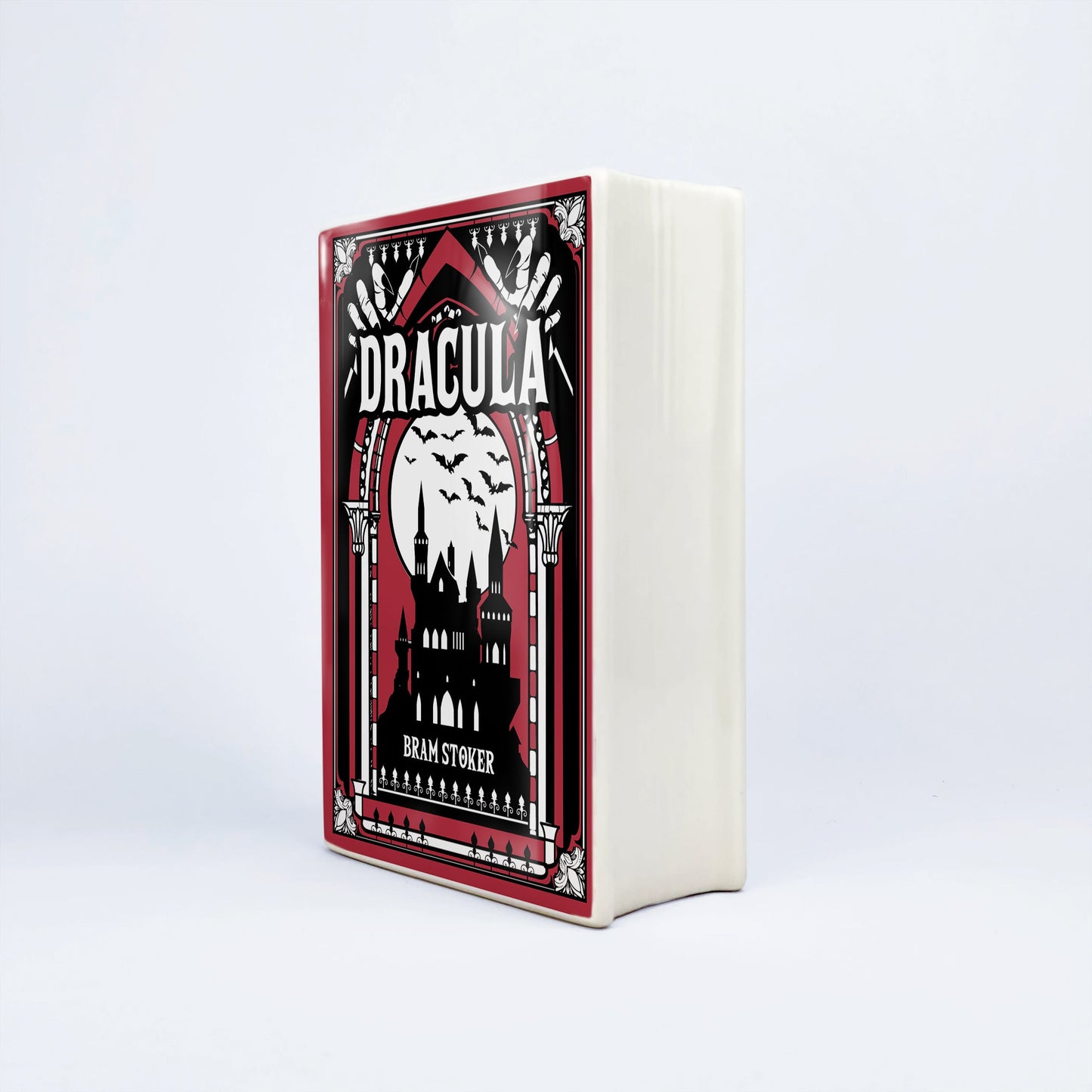 NORDORA Dracula Ceramic Book Vase