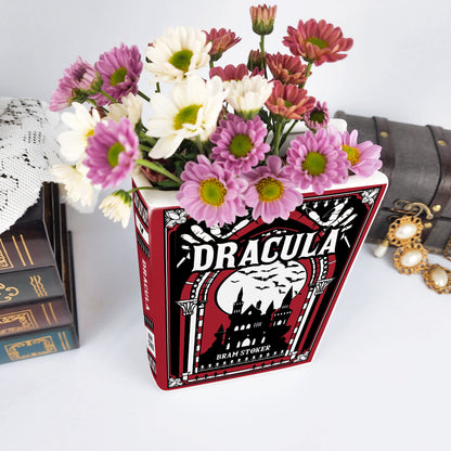 NORDORA Dracula Ceramic Book Vase