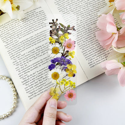 NORDORA Floral Symphony Pressed Flower Bookmark