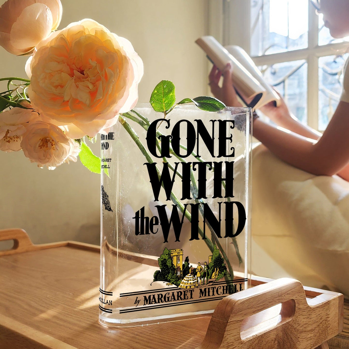 NORDORA Gone with the Wind Acrylic Book Vase
