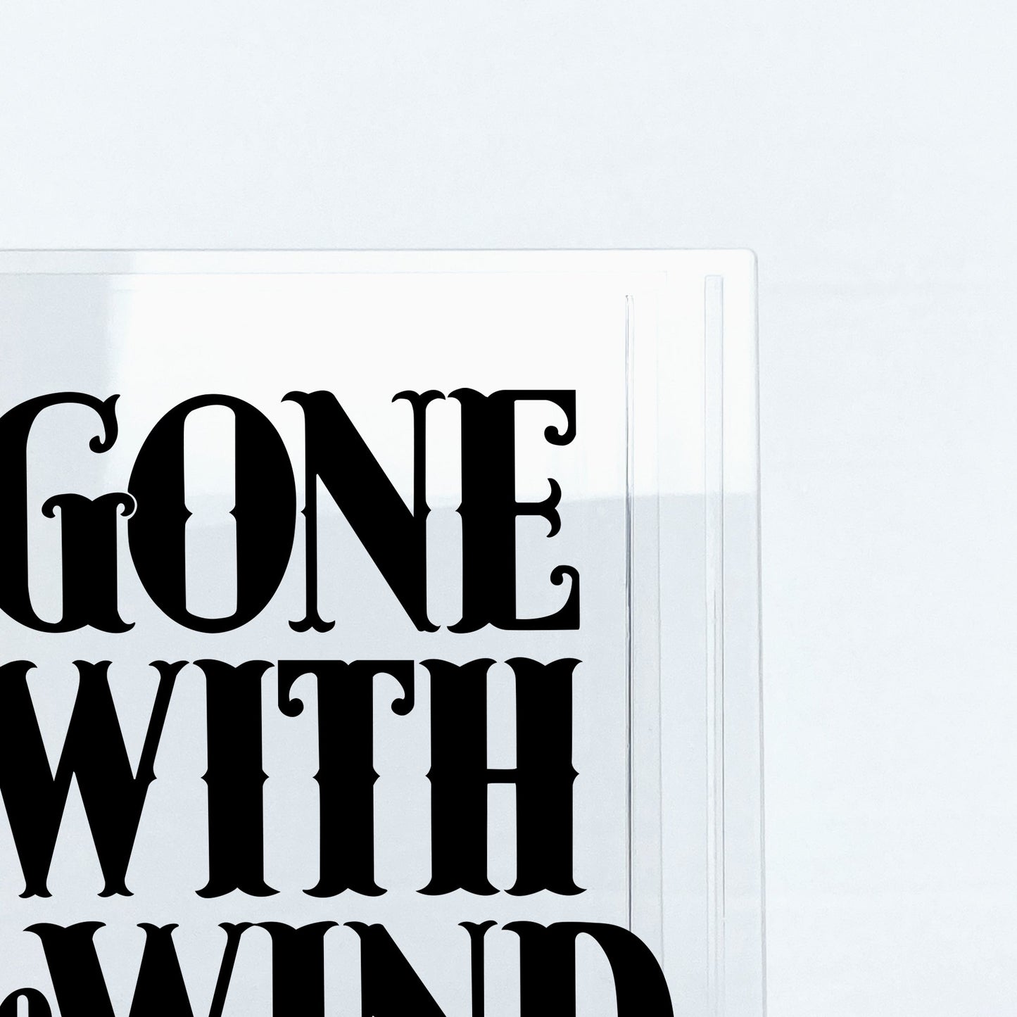NORDORA Gone with the Wind Acrylic Book Vase