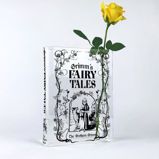 NORDORA Grimms' Fairy Tales Acrylic Book Vase
