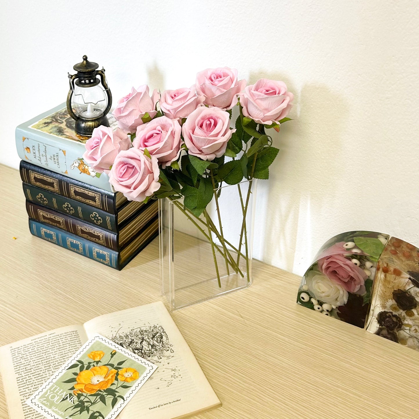 NORDORA 8PCS Artificial Roses