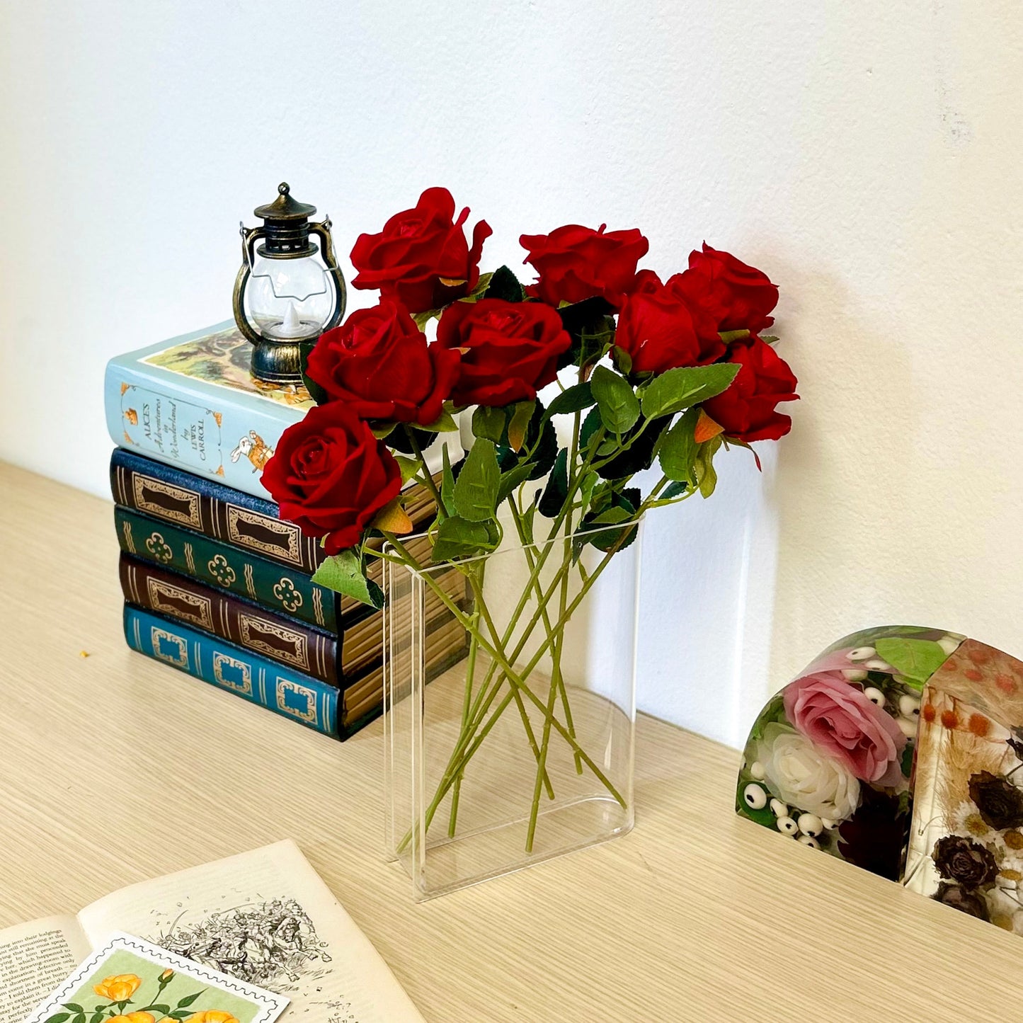 NORDORA 8PCS Artificial Roses