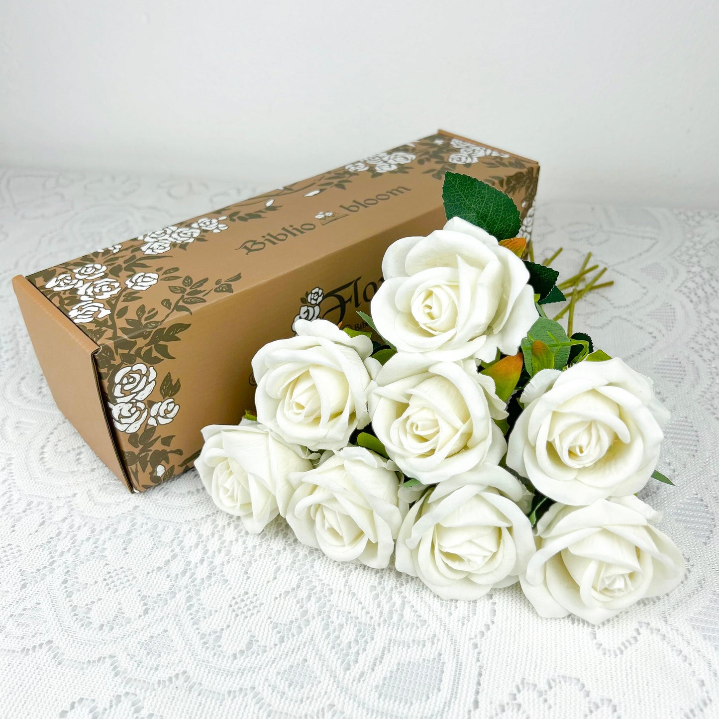 NORDORA 8PCS Artificial Roses