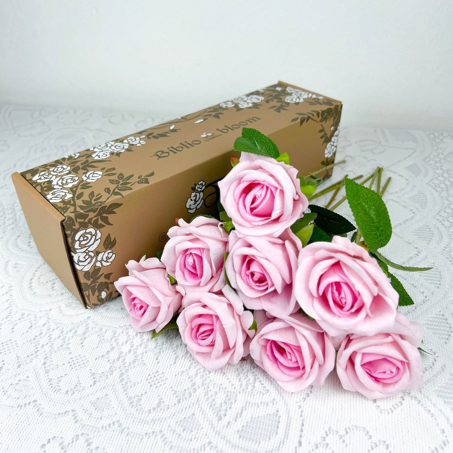 NORDORA 8PCS Artificial Roses