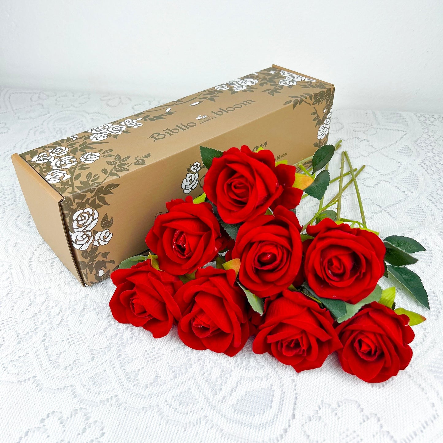 NORDORA 8PCS Artificial Roses