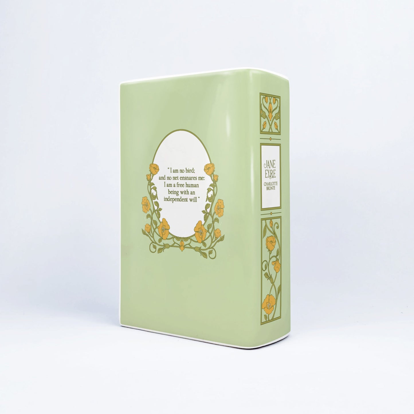 NORDORA Jane Eyre Ceramic Book Vase
