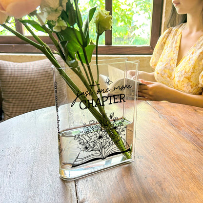 NORDORA Just One More Chapter Acrylic Book Vase