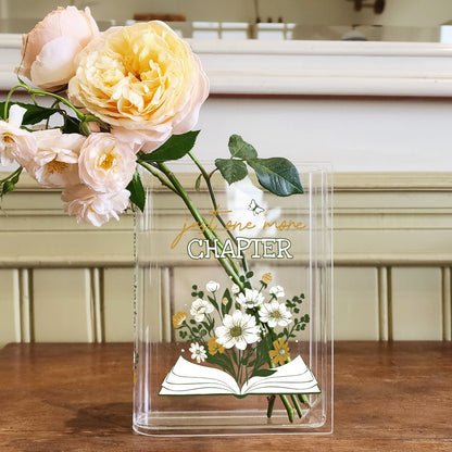 NORDORA Just One More Chapter Acrylic Book Vase