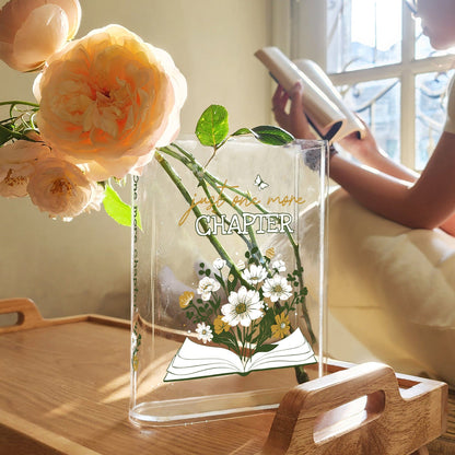 NORDORA Just One More Chapter Acrylic Book Vase