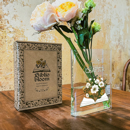 NORDORA Just One More Chapter Acrylic Book Vase
