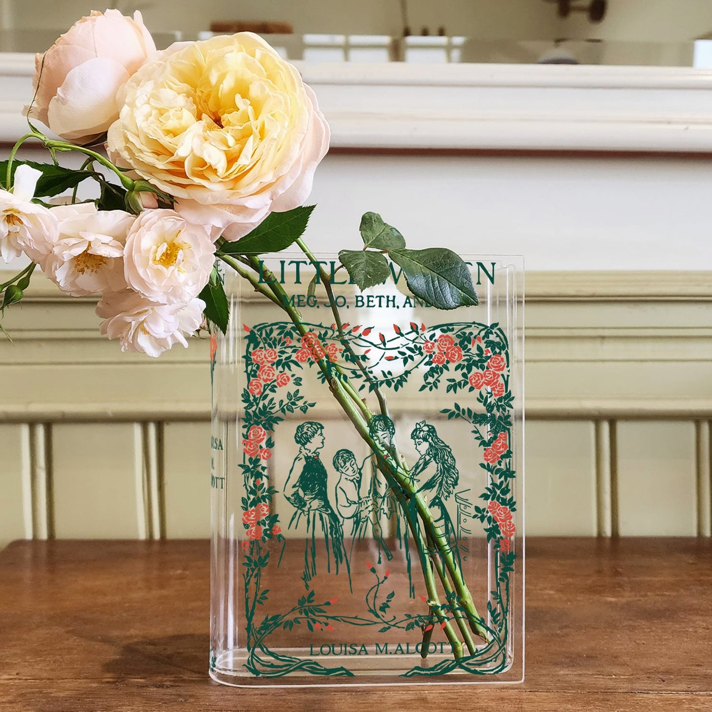 NORDORA Little Women Acrylic Book Vase