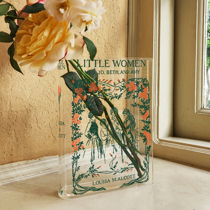 NORDORA Little Women Acrylic Book Vase