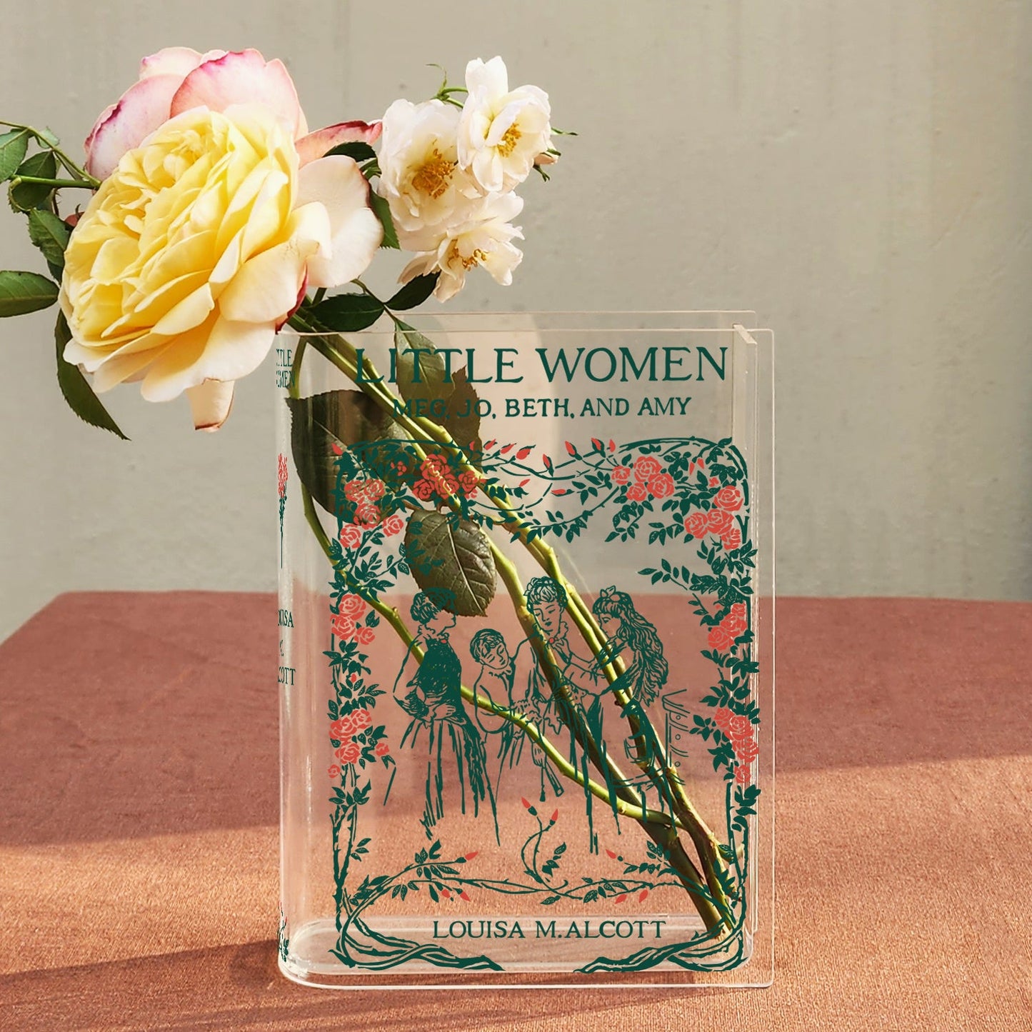 NORDORA Little Women Acrylic Book Vase