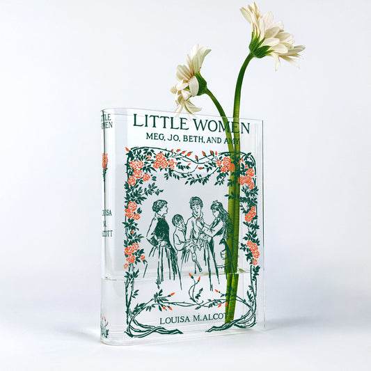 NORDORA Little Women Acrylic Book Vase