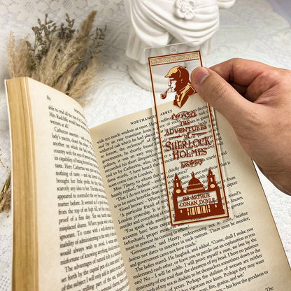 NORDORA The Adventures of Sherlock Holmes Acrylic Bookmark