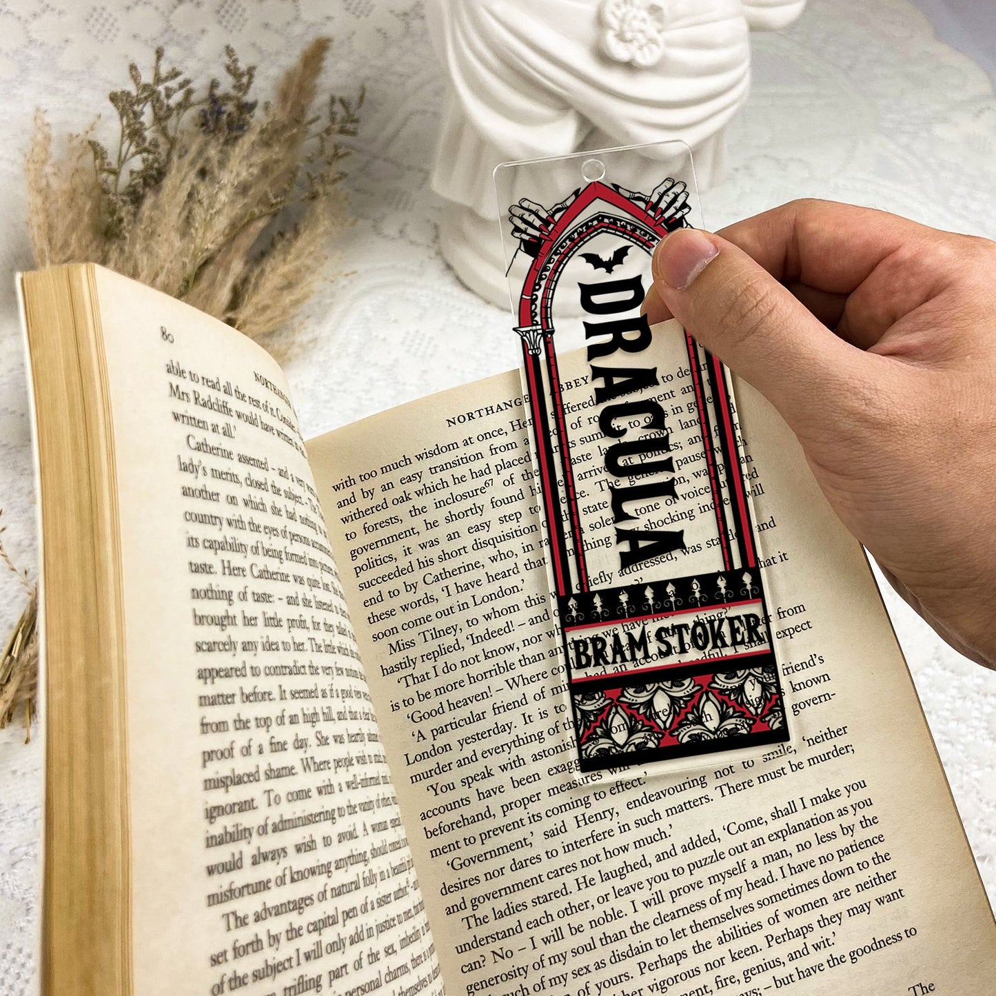 NORDORA Dracula Acrylic Bookmark