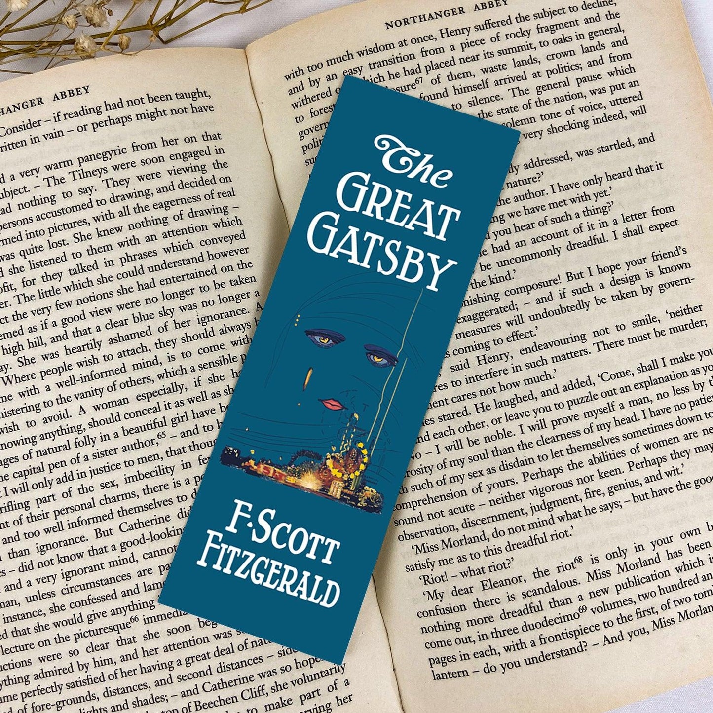 NORDORA The Great Gatsby Paper Bookmark