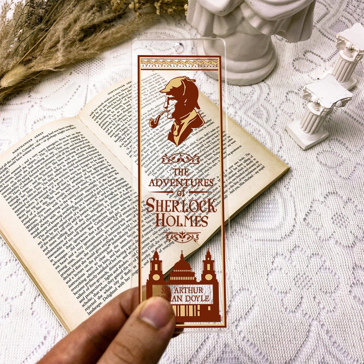 NORDORA The Adventures of Sherlock Holmes Acrylic Bookmark