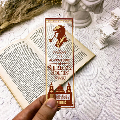NORDORA The Adventures of Sherlock Holmes Acrylic Bookmark