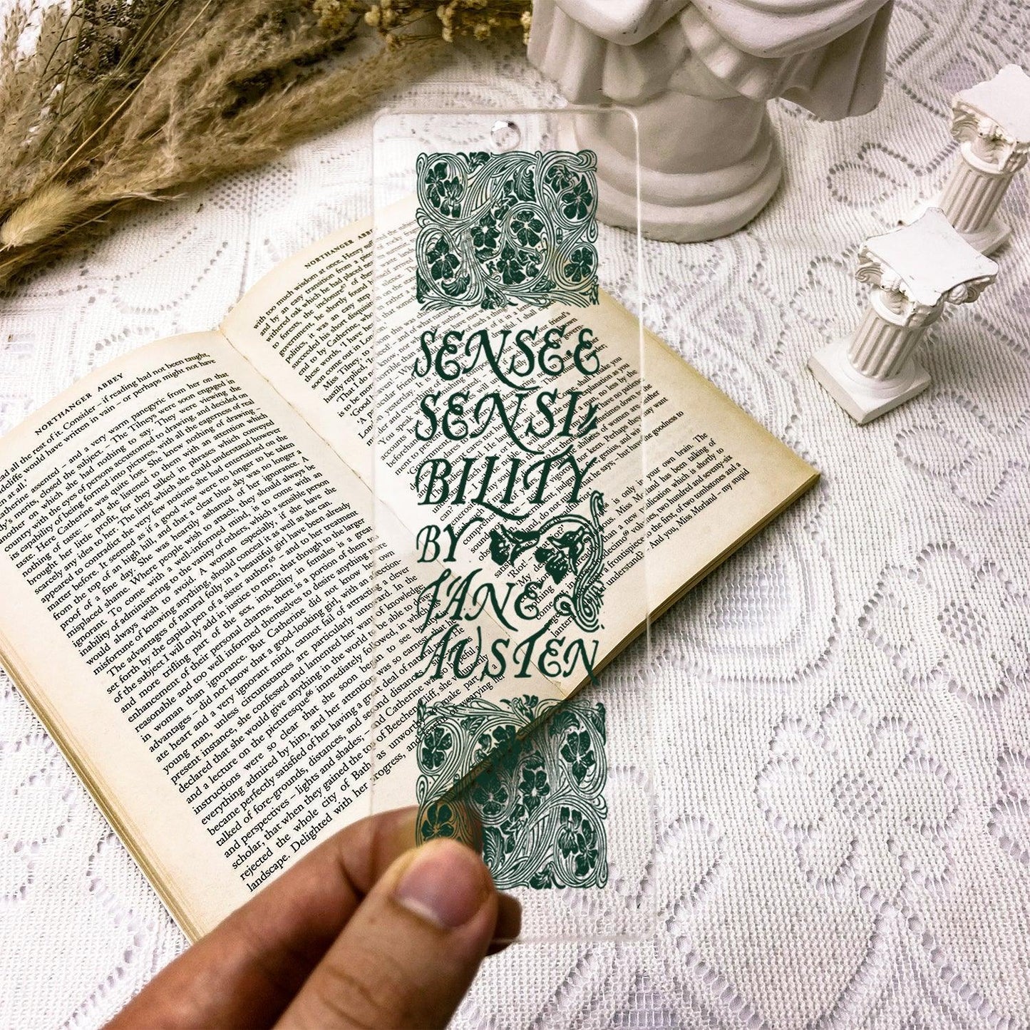 NORDORA Sense and Sensibility Acrylic Bookmark