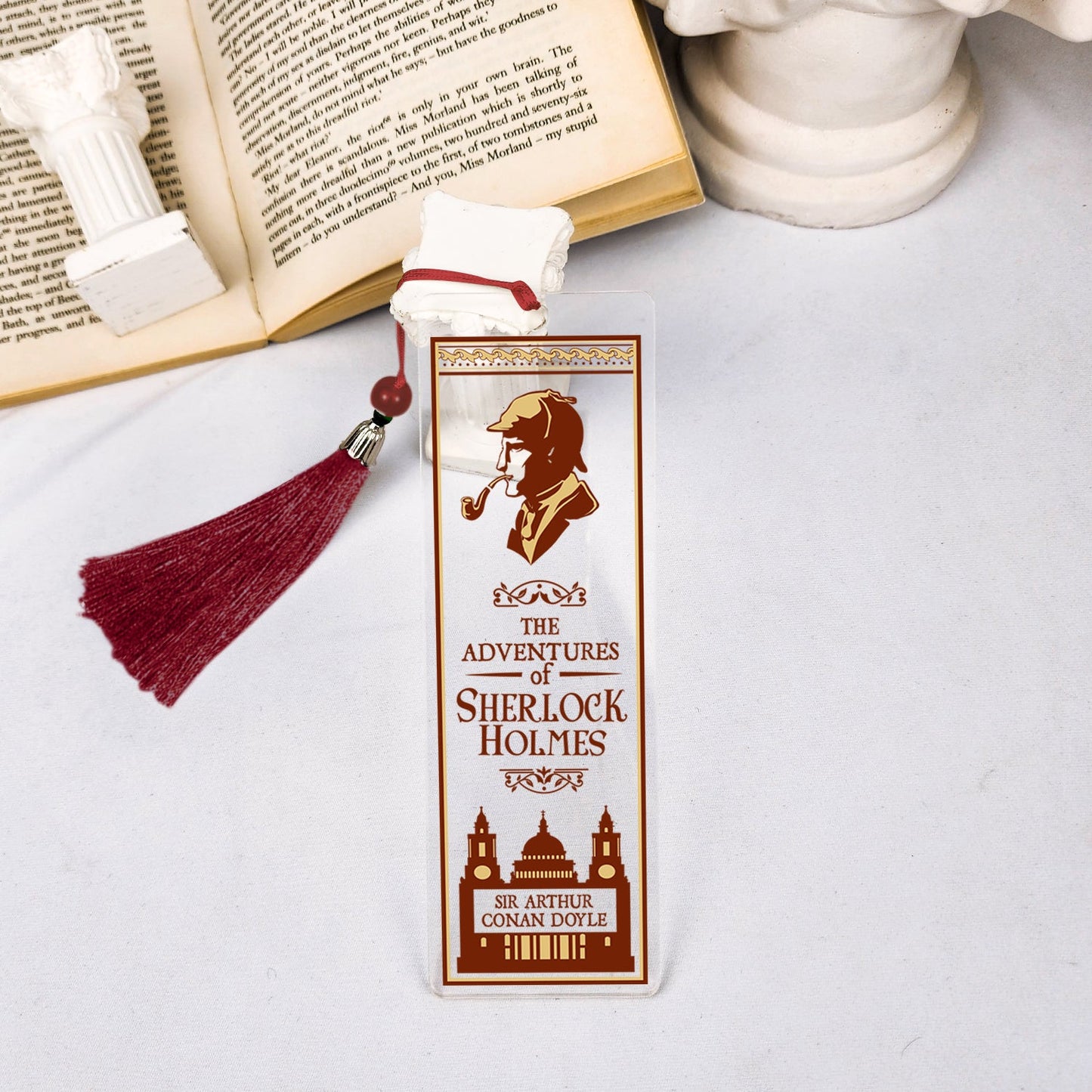 NORDORA The Adventures of Sherlock Holmes Acrylic Bookmark