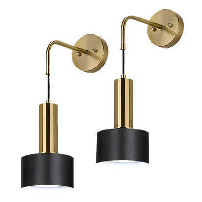 NORDORA GLOWDROP WIRELESS WALL SCONCES (SET OF 2 + 2 BULBS FREE)