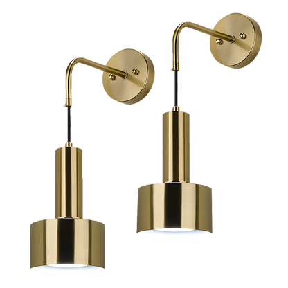 NORDORA GLOWDROP WIRELESS WALL SCONCES (SET OF 2 + 2 BULBS FREE)