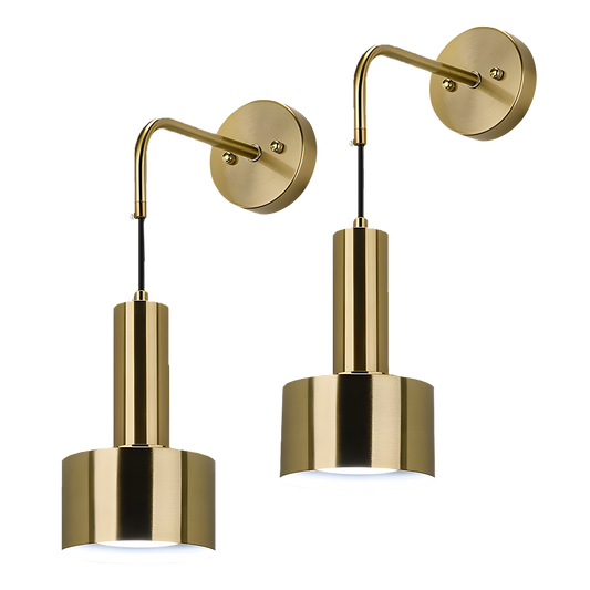 NORDORA GLOWDROP WIRELESS WALL SCONCES (SET OF 2 + 2 BULBS FREE)