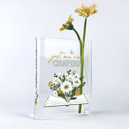 NORDORA Just One More Chapter Acrylic Book Vase