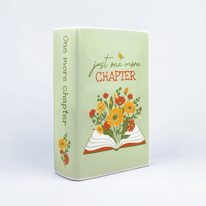 NORDORA Just One More Chapter Ceramic Book Vase
