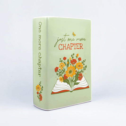NORDORA Just One More Chapter Ceramic Book Vase