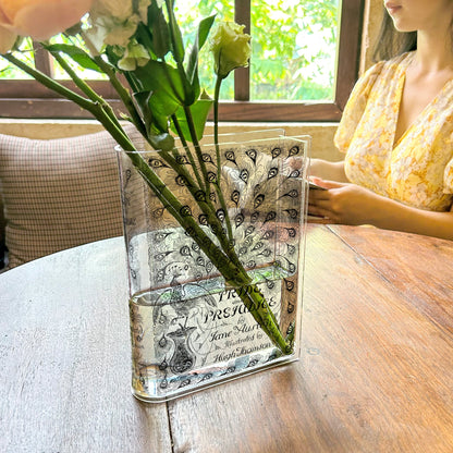 NORDORA Pride and Prejudice Acrylic Book Vase