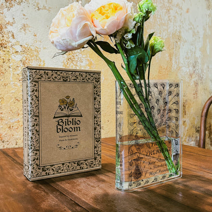 NORDORA Pride and Prejudice Acrylic Book Vase