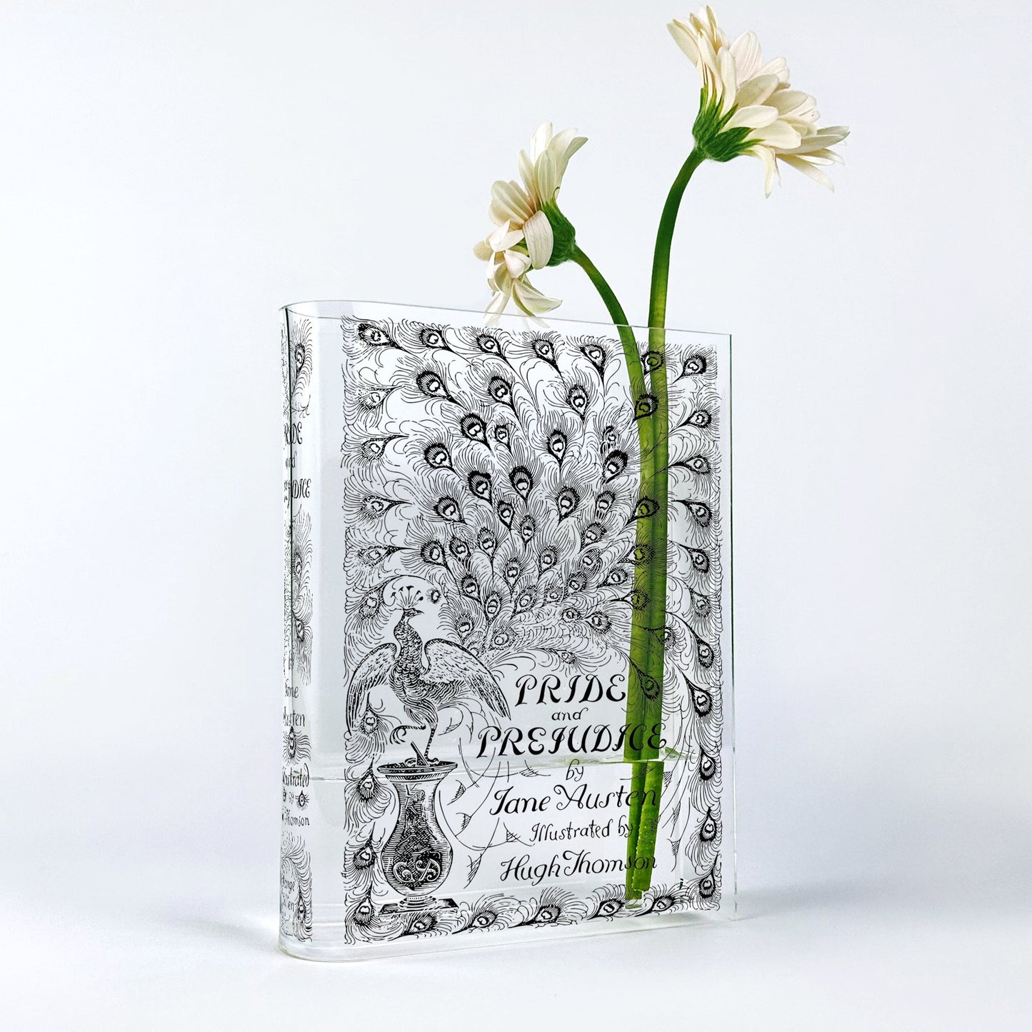 NORDORA Pride and Prejudice Acrylic Book Vase