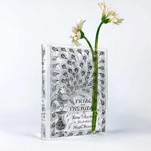 NORDORA Pride and Prejudice Acrylic Book Vase