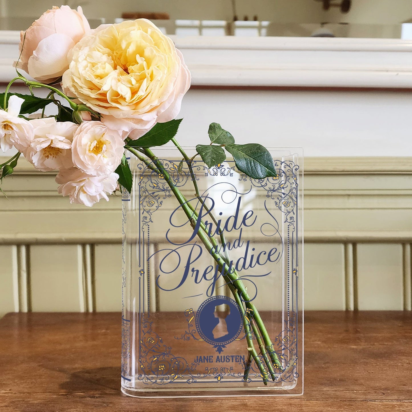 NORDORA Pride and Prejudice Acrylic Book Vase - II