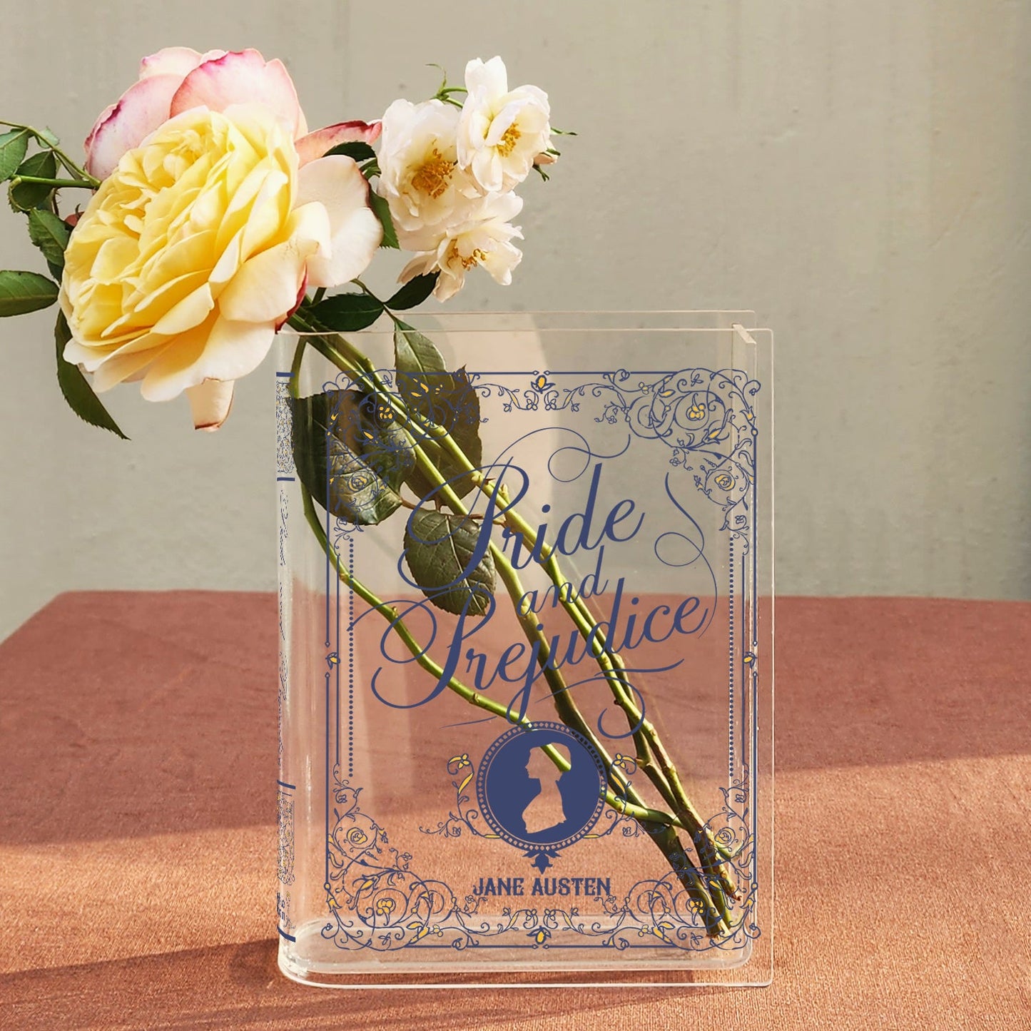 NORDORA Pride and Prejudice Acrylic Book Vase - II