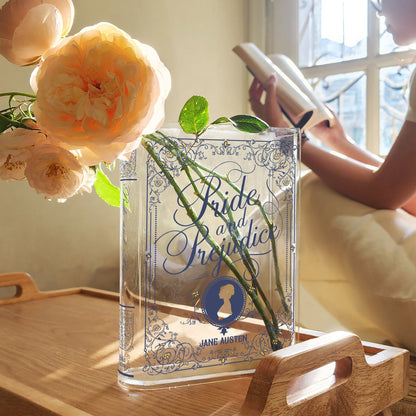 NORDORA Pride and Prejudice Acrylic Book Vase - II