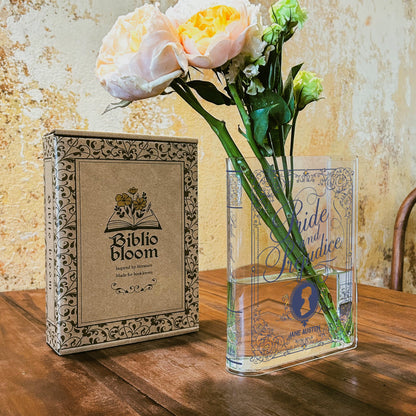 NORDORA Pride and Prejudice Acrylic Book Vase - II