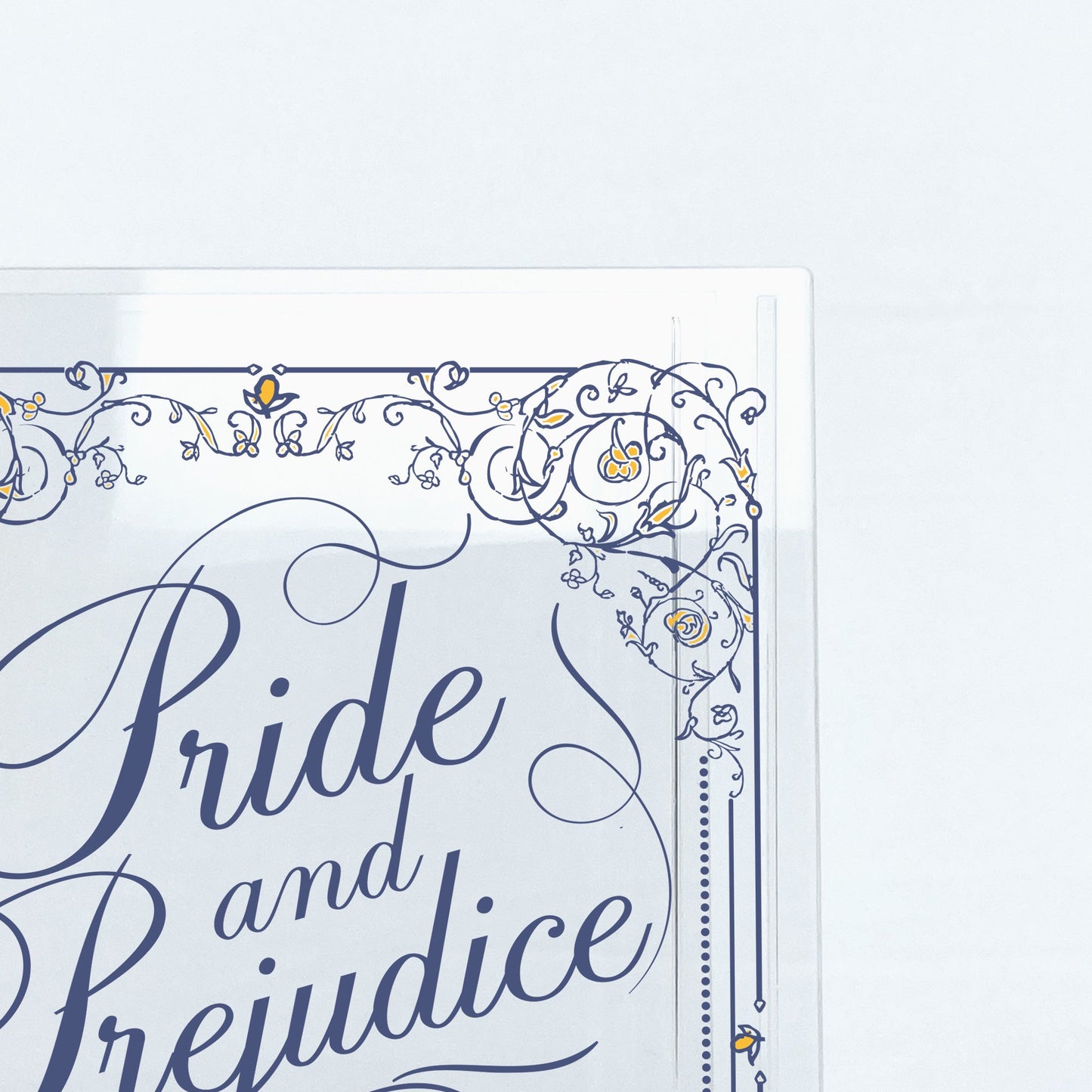 NORDORA Pride and Prejudice Acrylic Book Vase - II
