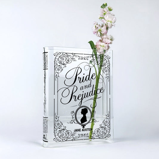NORDORA Pride and Prejudice Acrylic Book Vase - II