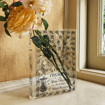 NORDORA Pride and Prejudice Acrylic Book Vase