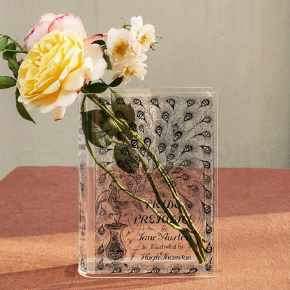 NORDORA Pride and Prejudice Acrylic Book Vase