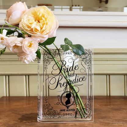 NORDORA Pride and Prejudice Acrylic Book Vase - II