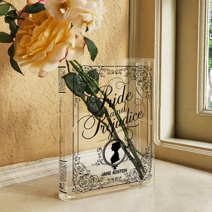 NORDORA Pride and Prejudice Acrylic Book Vase - II